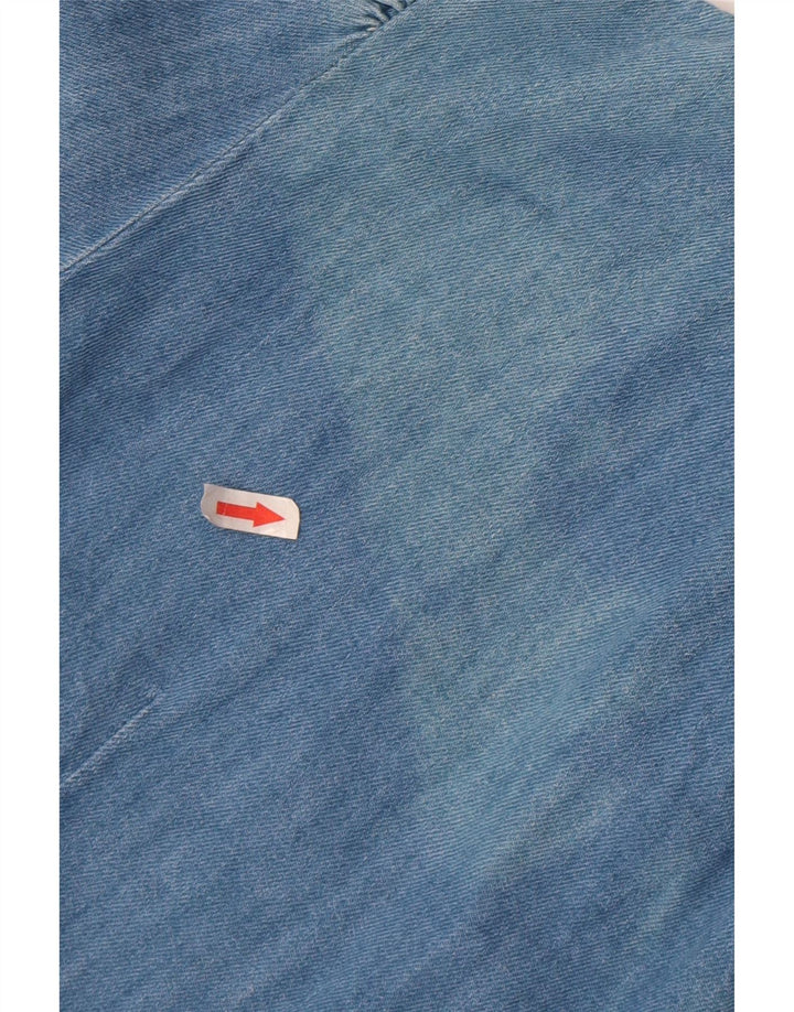 Zara Γυναικείο μακρυμάνικο τζιν φόρεμα UK 12 Medium Blue