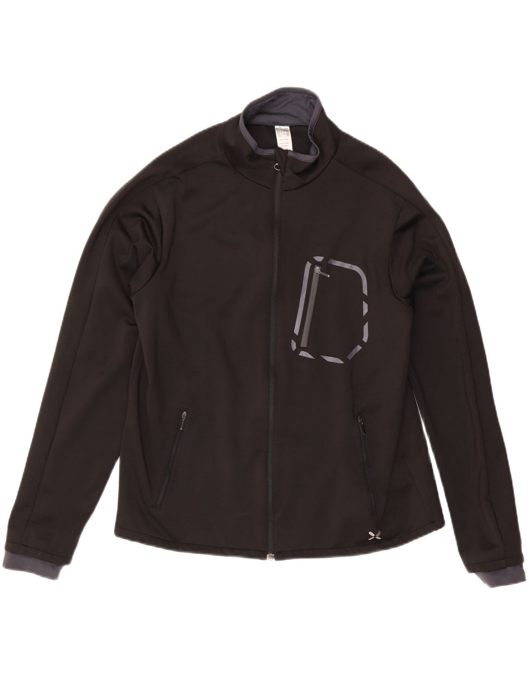 Ανδρική φόρμα Vintage Top Jacket Μαύρο Πολυεστέρας