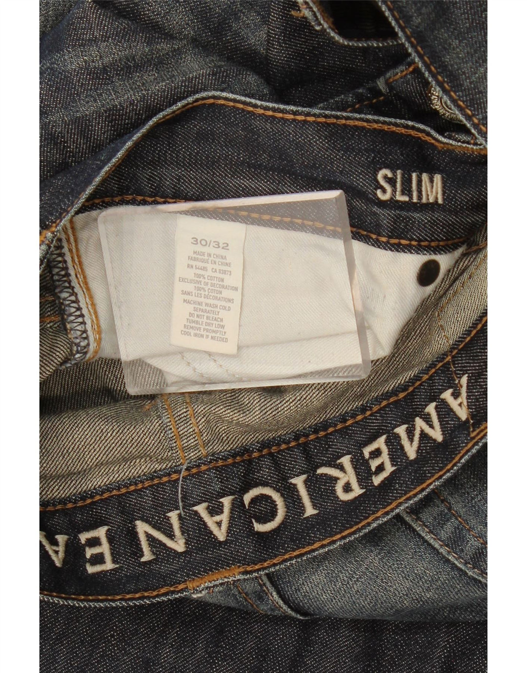 Ανδρικό Slim Jeans AMERICAN EAGLE W30 L32 Μπλε βαμβακερό