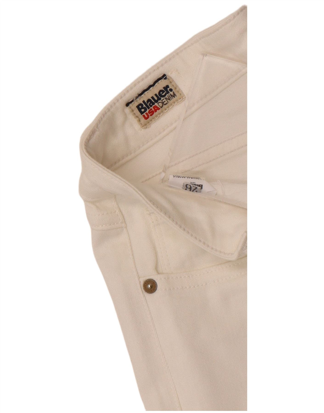 Blauer Γυναικείο Skinny Jeans W26 L26 Λευκό