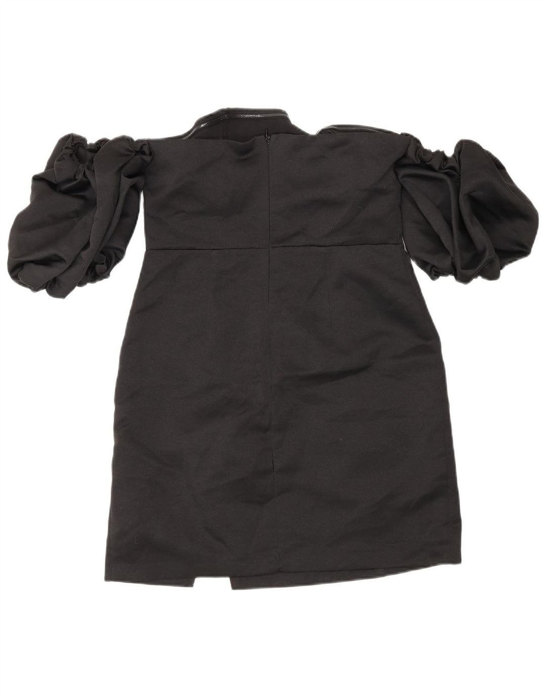 Topshop Γυναικείο Mini Off Shoulder φόρεμα UK 10 Small Black Polyester