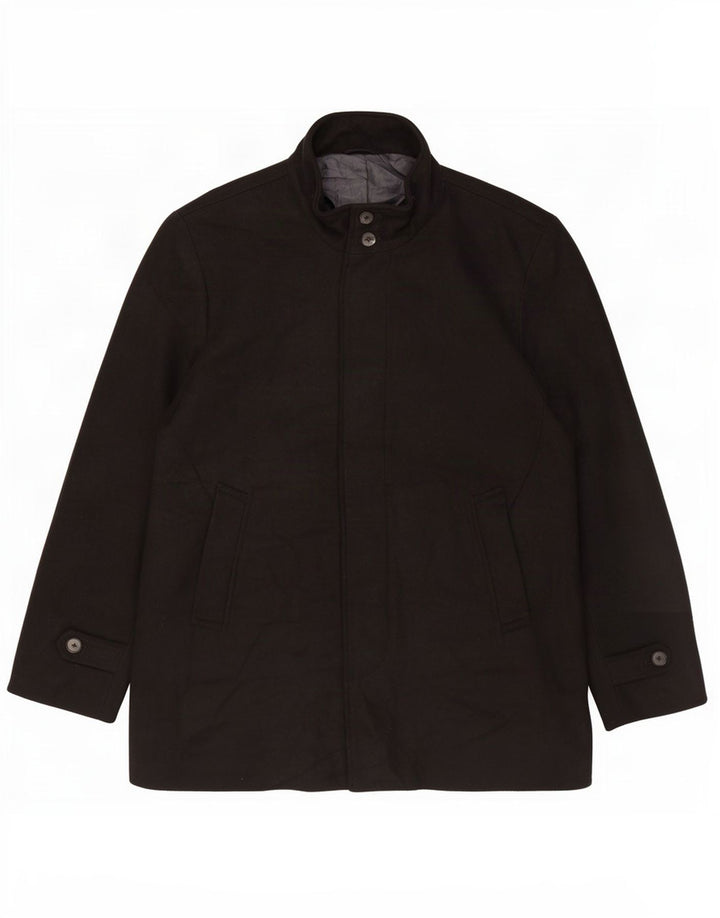 Ανδρικό πανωφόρι Marks & Spencer UK 46 3XL Μαύρος Πολυεστέρας