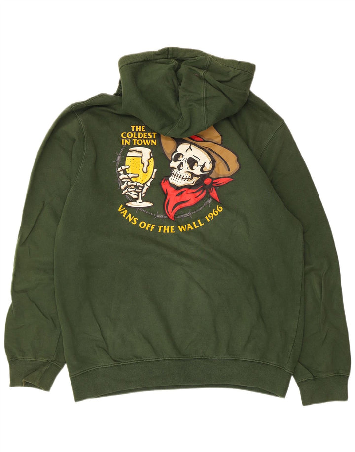 Ανδρικό Vans Graphic Hoodie Jumper Μεσαίο πράσινο βαμβακερό