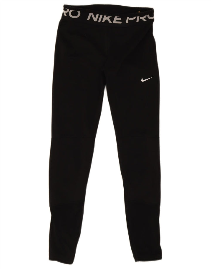 Γυναικείο κολάν Nike Dri Fit Graphic UK 14 Large Black Polyester