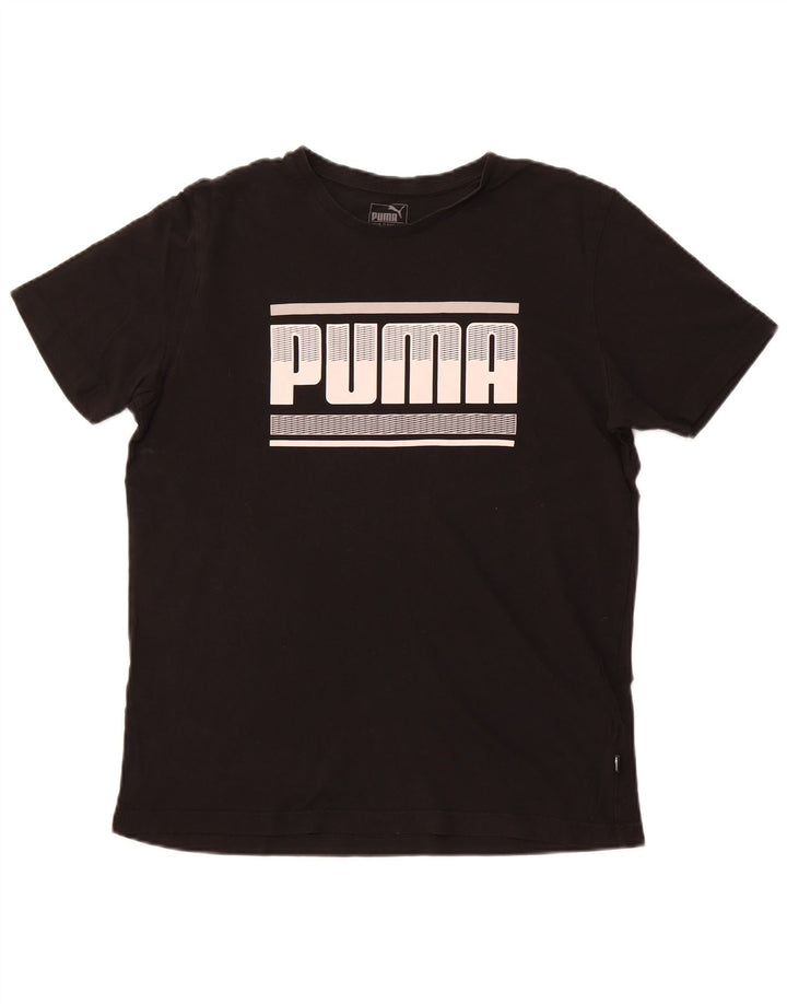 Ανδρικό γραφικό T-Shirt PUMA Top Large Μαύρο Βαμβακερό