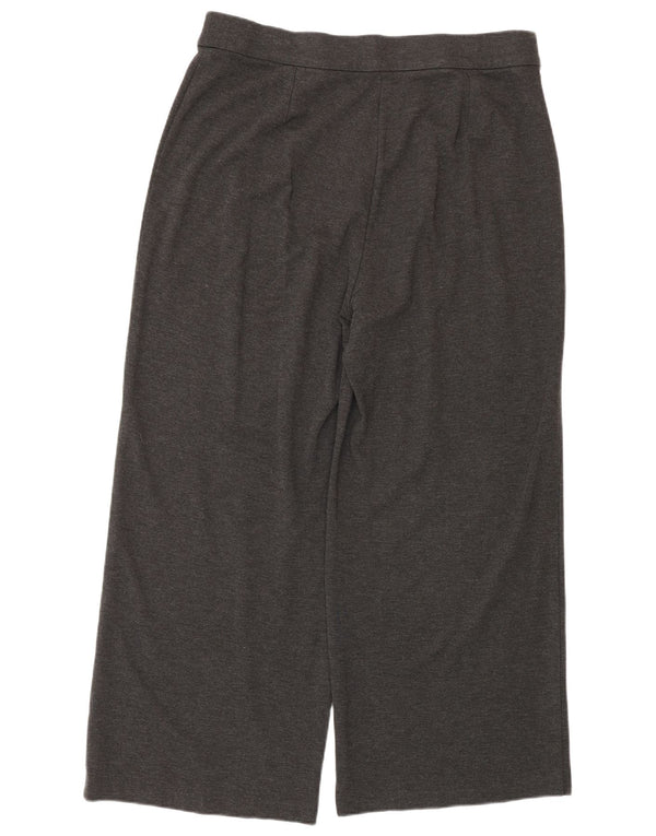 Γυναικείο φαρδύ παντελόνι Marks & Spencer UK 18 XL W34 L28 Grey Polyester