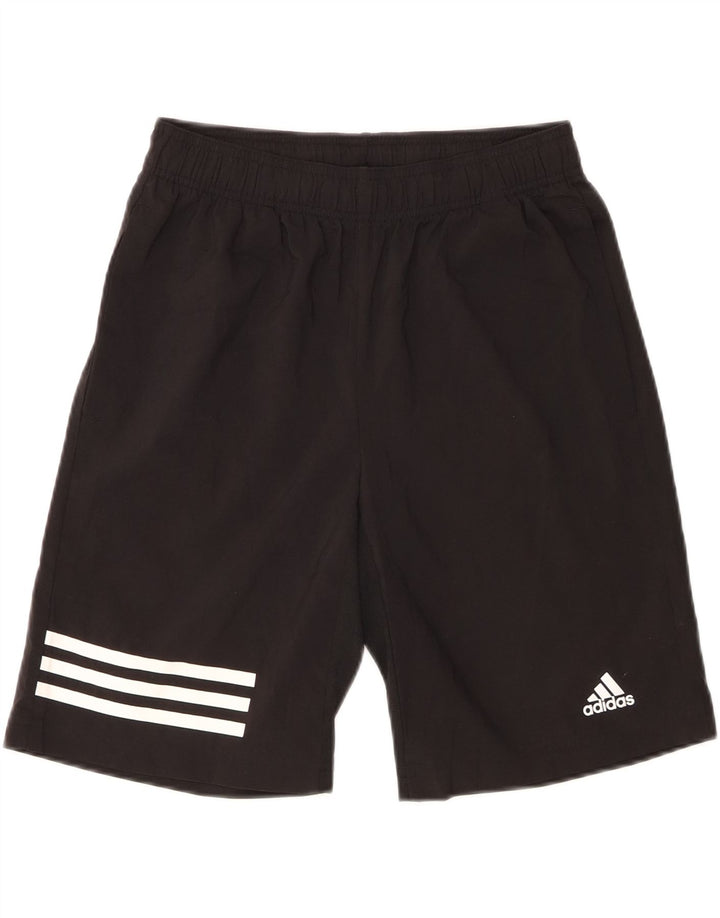 Adidas Boys Climacool σορτς 13-14 ετών μεγάλο μαύρο πολυεστέρα