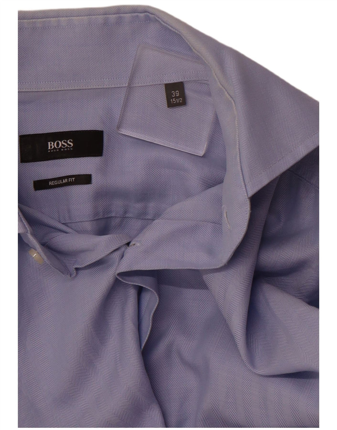 Ανδρικό πουκάμισο Hugo Boss Regular Fit, μέγεθος 39 15 1/2 Medium Blue