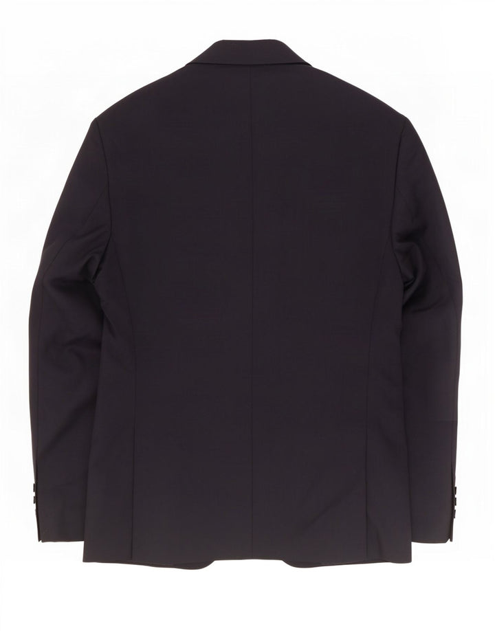 Zara Mens Sartorial Μπουφάν μπλέιζερ EU 50 Medium Navy Blue Polyester
