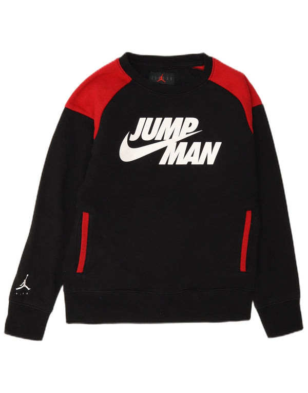 Jordan Boys Graphic Φούτερ Jumper 10-11 ετών Medium Black Colourblock
