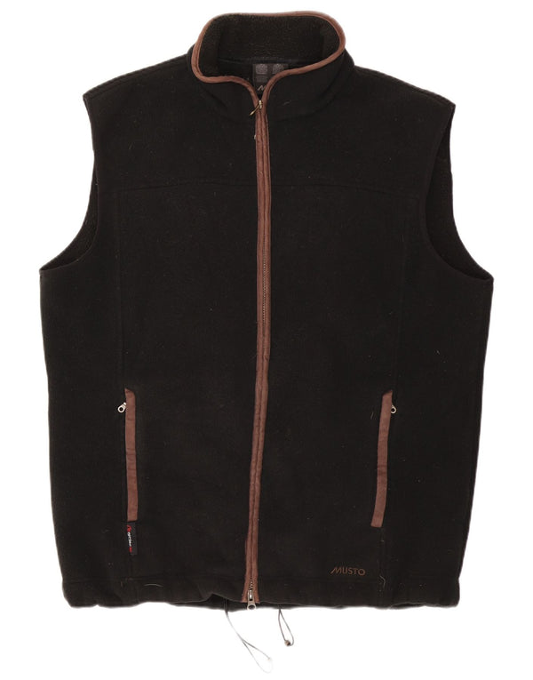 MUSTO Ανδρικό Fleece Gilet UK 42 XL Μαύρο