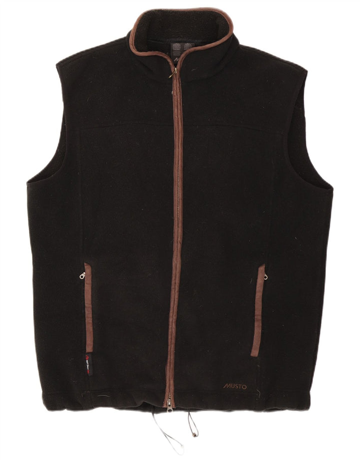 MUSTO Ανδρικό Fleece Gilet UK 42 XL Μαύρο