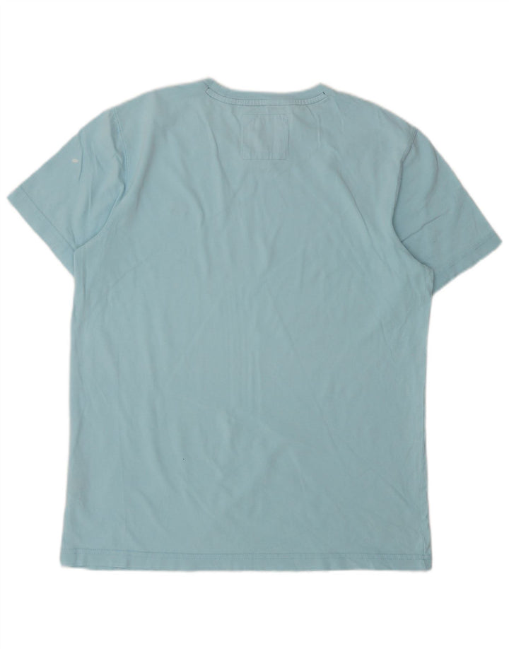 Ανδρικό T-Shirt Crew Clothing Top Μικρό μπλε βαμβακερό