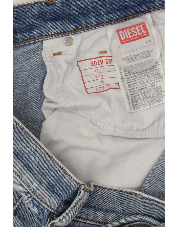 Diesel Γυναικείο Slim Jeans W33 L32 Μπλε βαμβακερό
