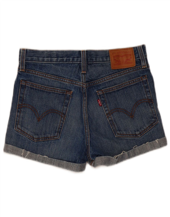 Γυναικείο τζιν σορτς Levi's W26 μικρό μπλε βαμβακερό