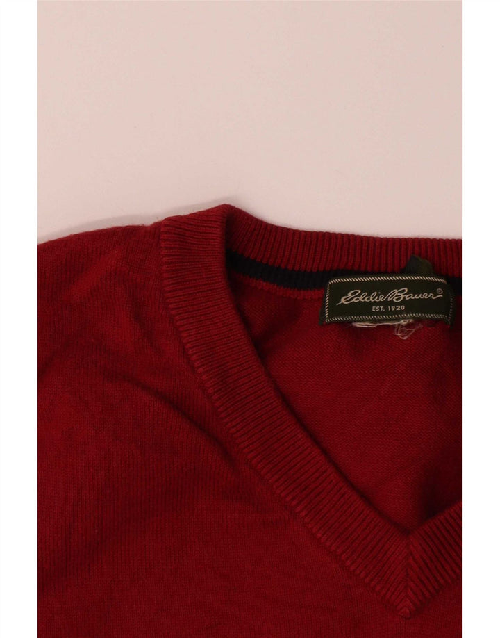 Eddie Bauer Ανδρικό γιλέκο Tank Top Μεσαίο μπορντό βαμβακερό