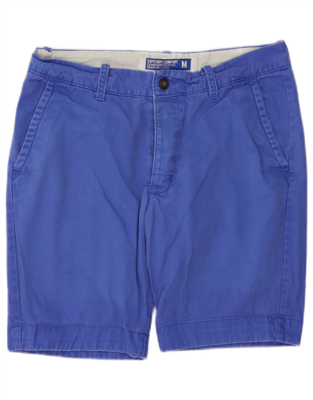 Ανδρικό σορτς Chino SUPERDRY Medium W32 Μπλε βαμβακερό