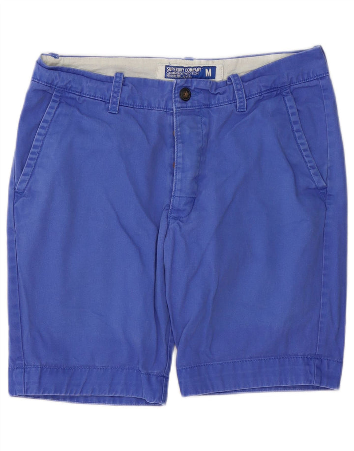 Ανδρικό σορτς Chino SUPERDRY Medium W32 Μπλε βαμβακερό