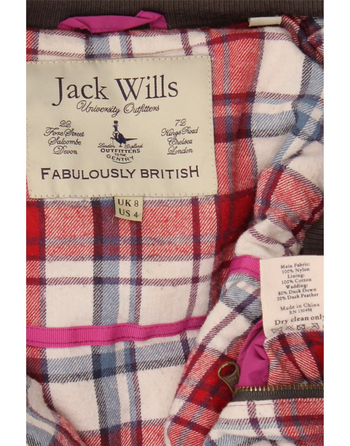 JACK WILLS Γυναικείο Gilet με επένδυση UK 8 Small Grey Nylon