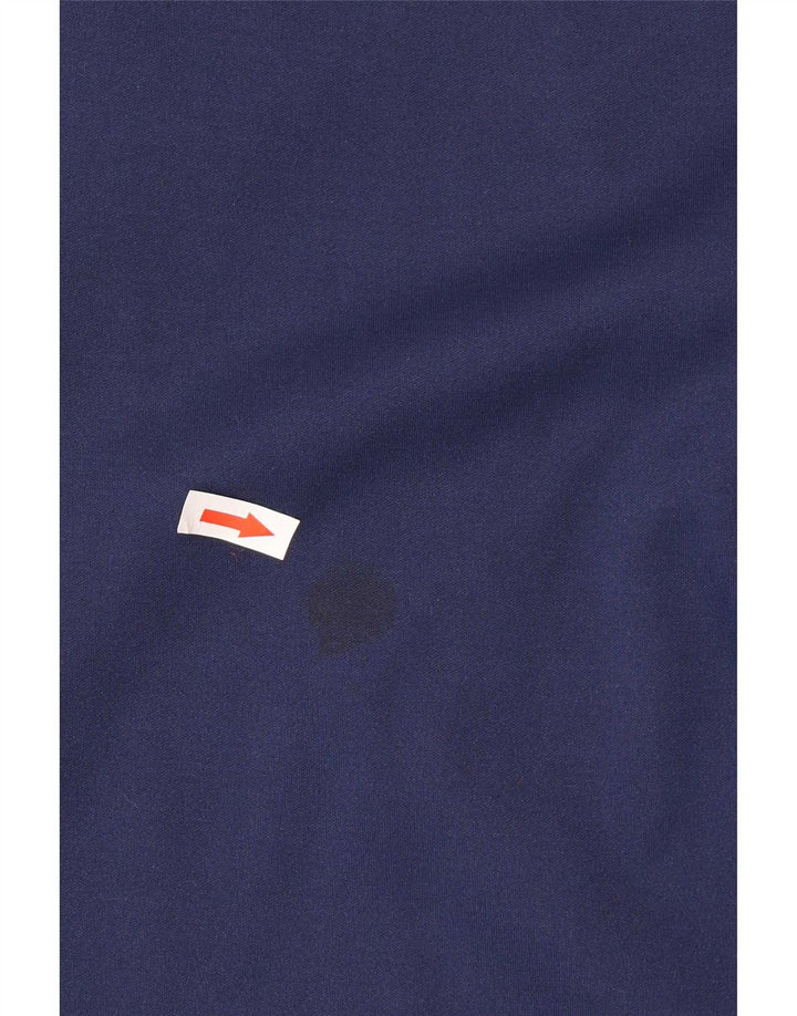 Vintage Γυναικείο μακρυμάνικο Maxi Φόρεμα IT 50 XL Navy Blue Polyester