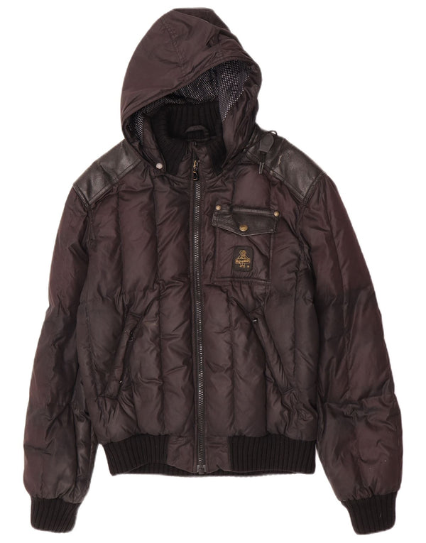 Refrigiwear Ανδρικό μπουφάν με κουκούλα Cruz UK 38 μεσαίο μαύρο πολυεστέρα