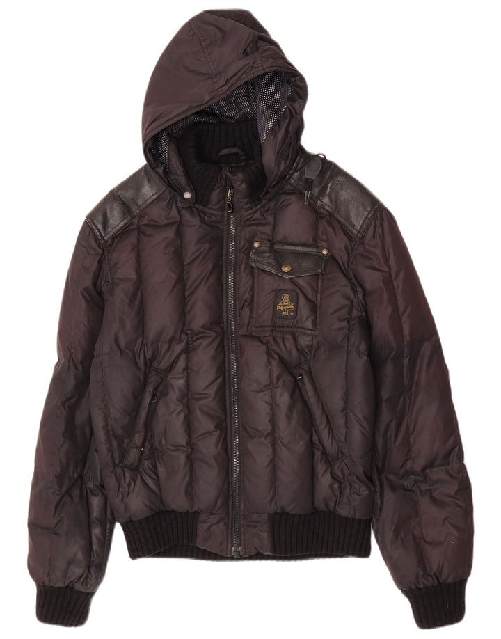 Refrigiwear Ανδρικό μπουφάν με κουκούλα Cruz UK 38 μεσαίο μαύρο πολυεστέρα