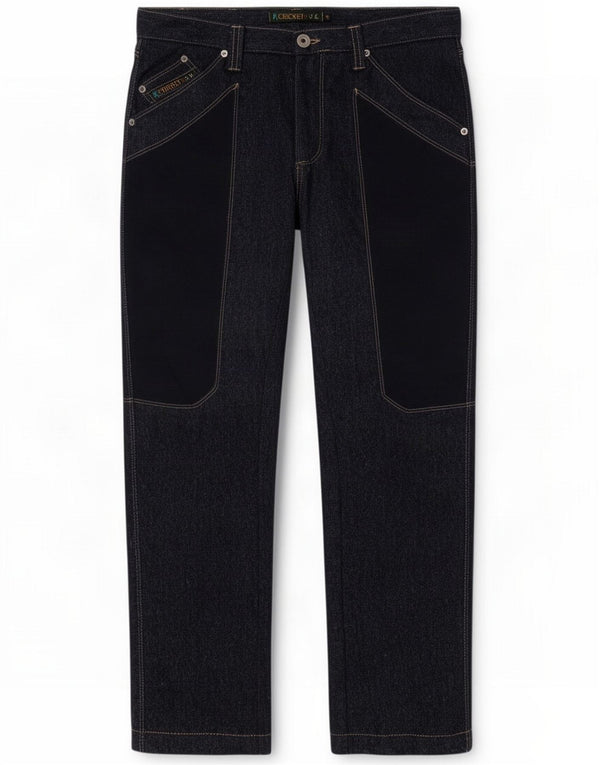 Vintage Ανδρικό ίσιο καθημερινό παντελόνι IT 46 Small W32 L30 Navy Blue