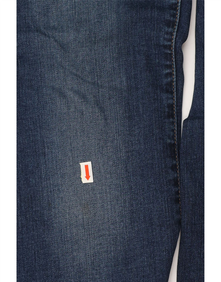 LEVI'S Γυναικείο 725 ψηλό μποτάκι τζιν W30 L32 Navy Blue Cotton