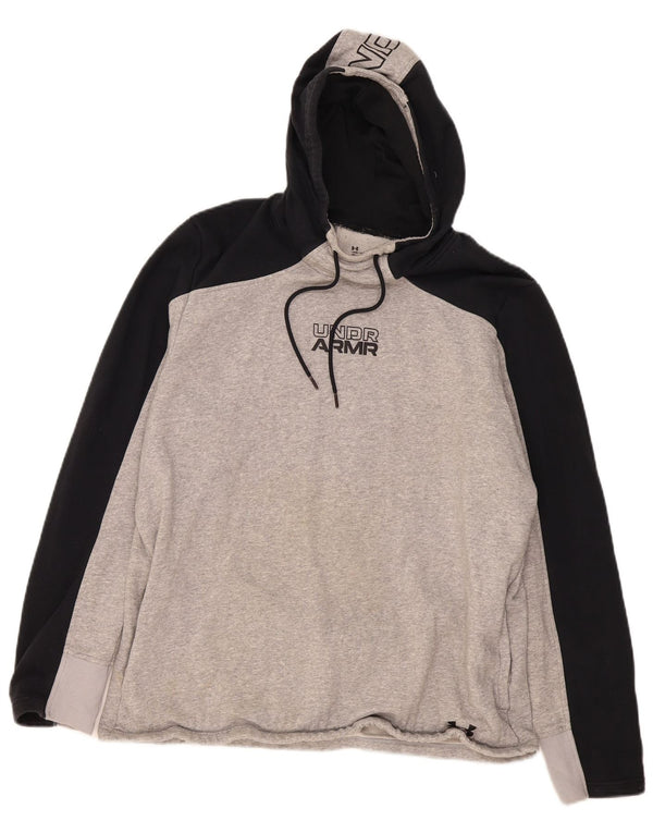 Under Armour Ανδρικό γραφικό κουκούλα Jumper XL Γκρι χρώματος βαμβακερό