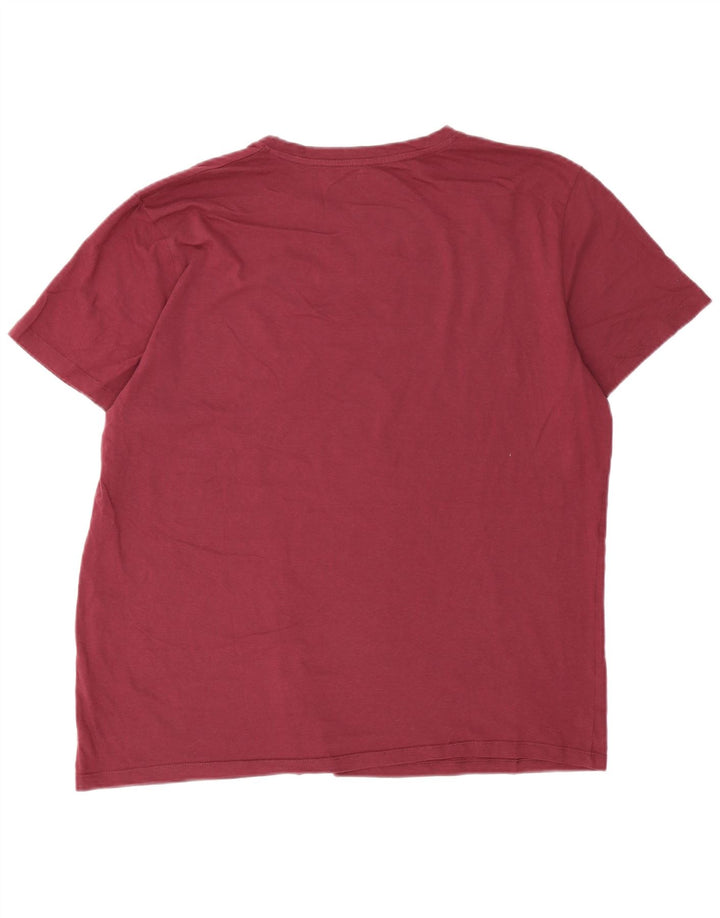 Jack & Jones Ανδρικό T-Shirt Top XL Burgundy