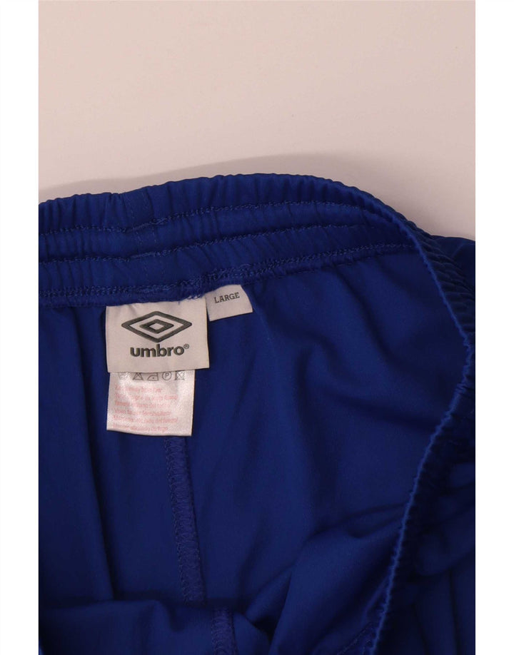 Ανδρικό αθλητικό σορτς Umbro μεγάλο μπλε πολυεστέρα