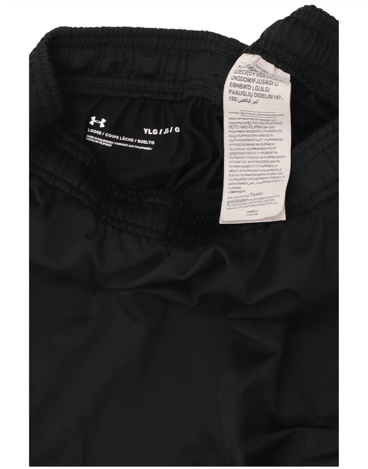 Under Armour Boys αθλητική φόρμα παντελόνι 11-12 ετών Μεγάλο μαύρο πολυεστέρα