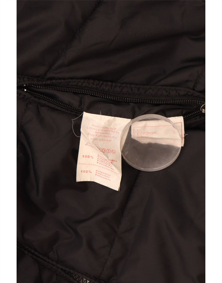 Kappa Ανδρικό μπουφάν UK 40 Large Black Polyamide