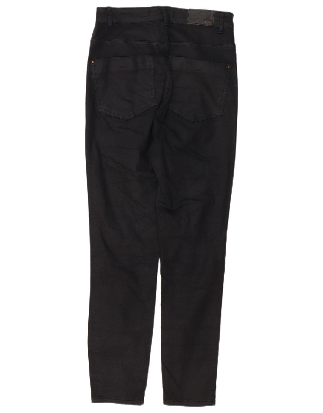 Zara Γυναικείο Slim Casual Παντελόνι EU 40 Medium W30 L26 Μαύρο