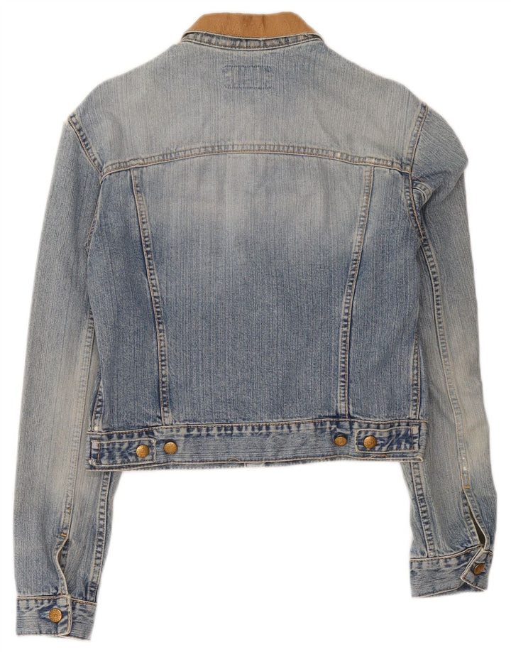 Γυναικείο τζιν μπουφάν Swish Crop UK 14 Medium Blue