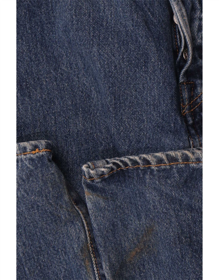 Levi's Mens 501 Straight Jeans W32 L34 Μπλε Βαμβακερό