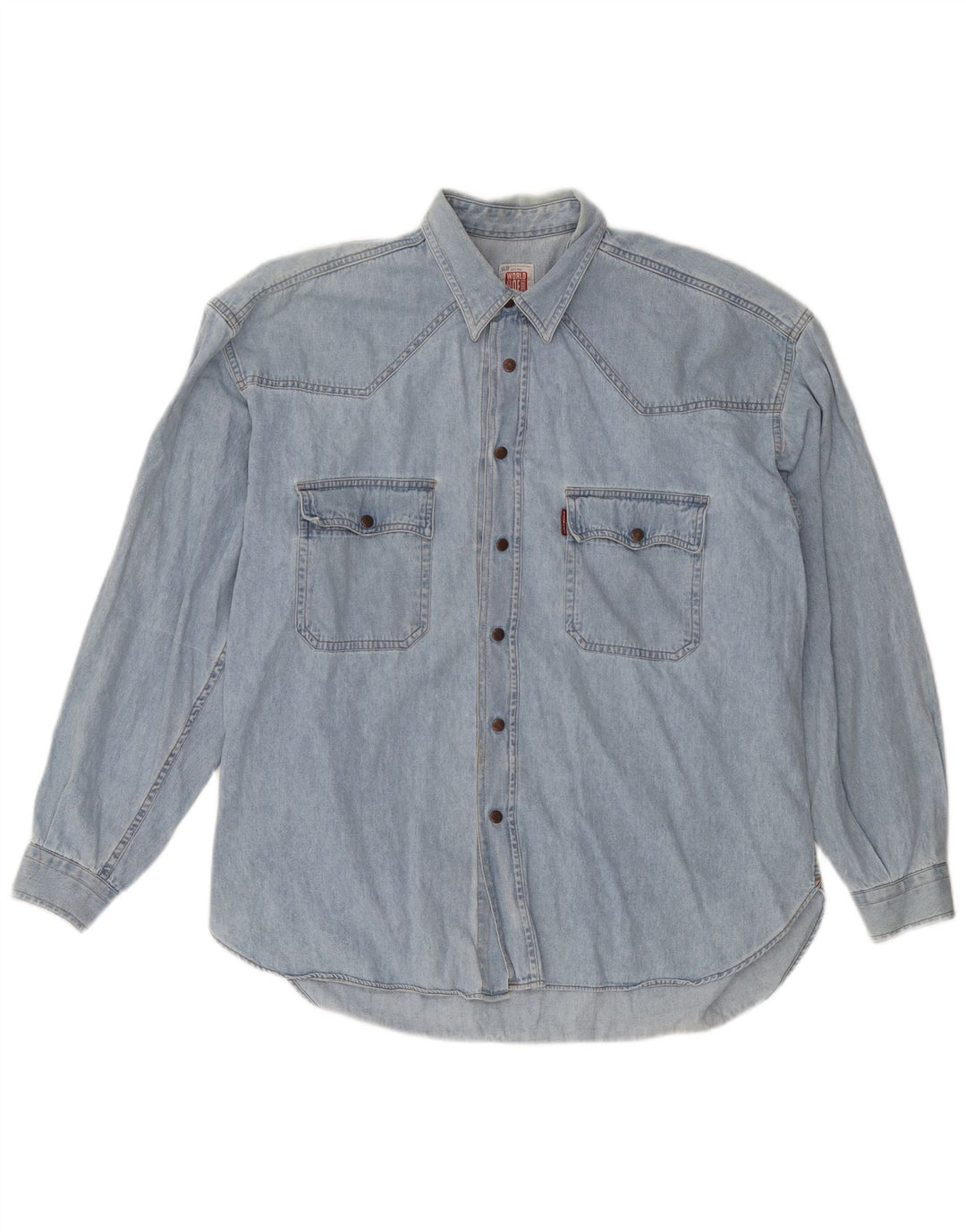 Ανδρικό τζιν πουκάμισο CASUCCI 2XL Μπλε