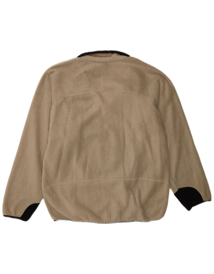 Fila Ανδρικό Fleece Jacket UK 44 2XL Beige Polyester