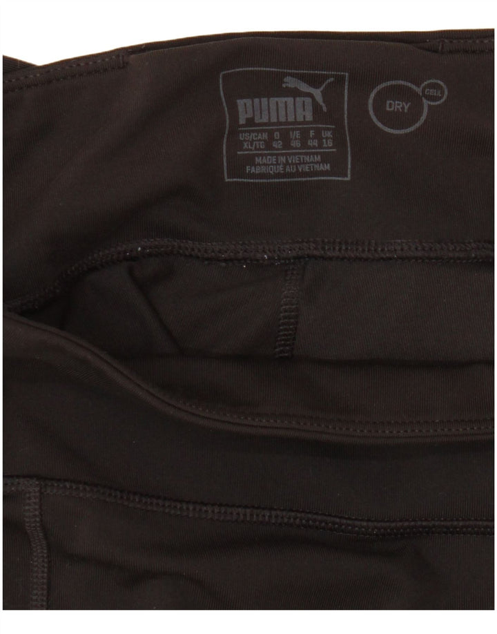 Puma Γυναικείο Κάπρι Κολάν UK 16 Large Μαύρο