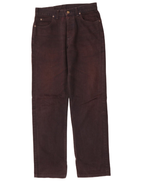 Lee Mens Straight Jeans W30 L34 Μαύρο Βαμβακερό