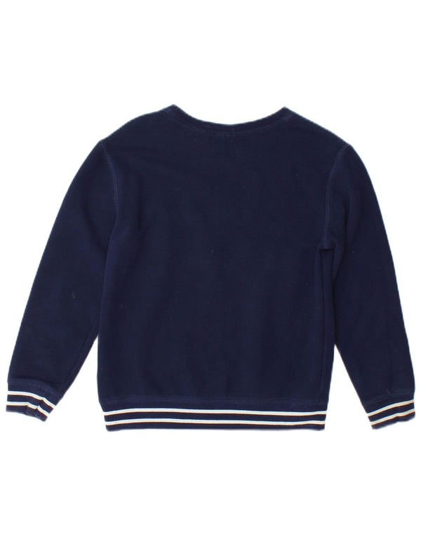 Polo Ralph Lauren Boys Sweatshirt Jumper 6-7 Years Navy Blue Colourblock