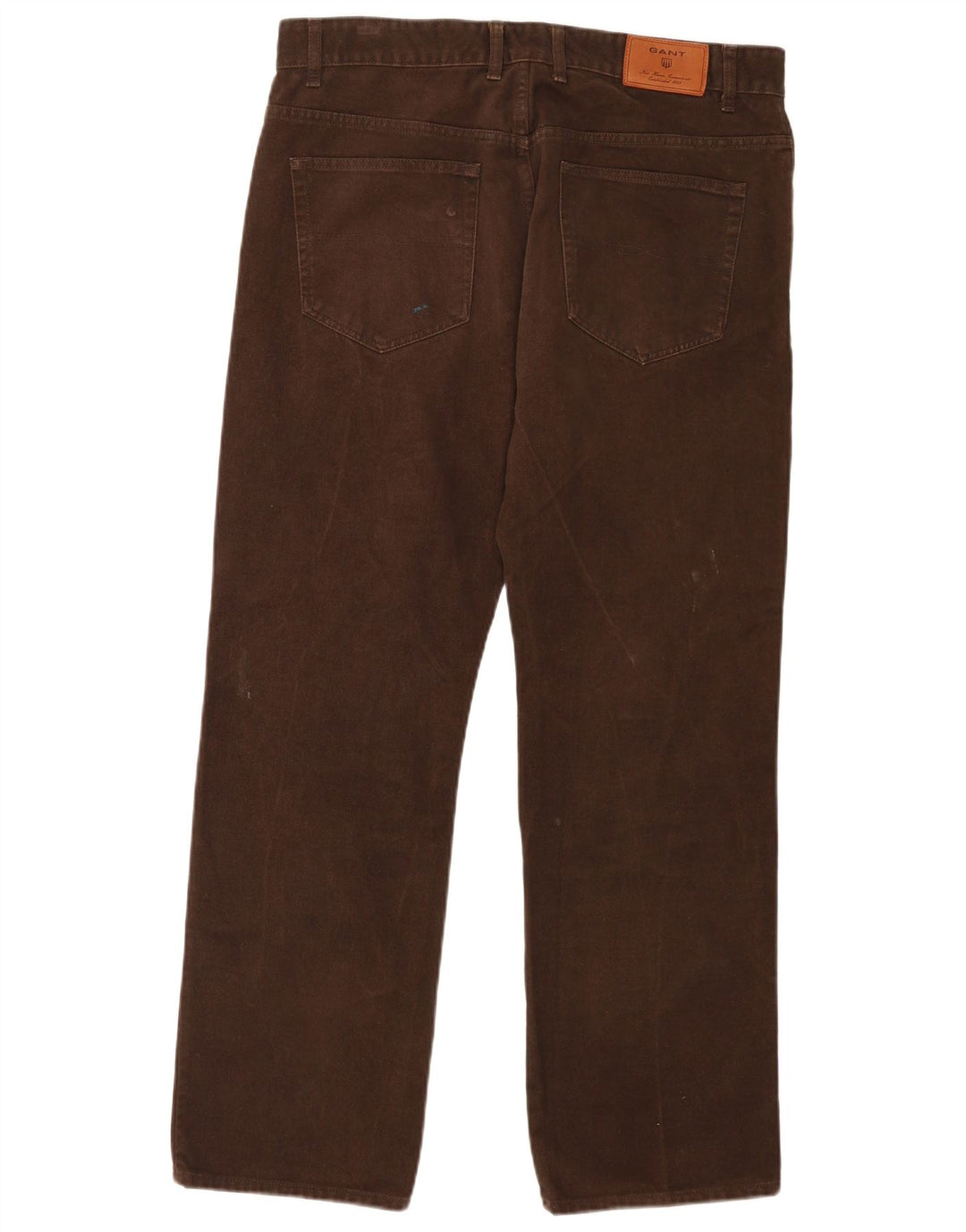 Ανδρικό παντελόνι Gant Regular Casual W36 L32 Καφέ βαμβακερό