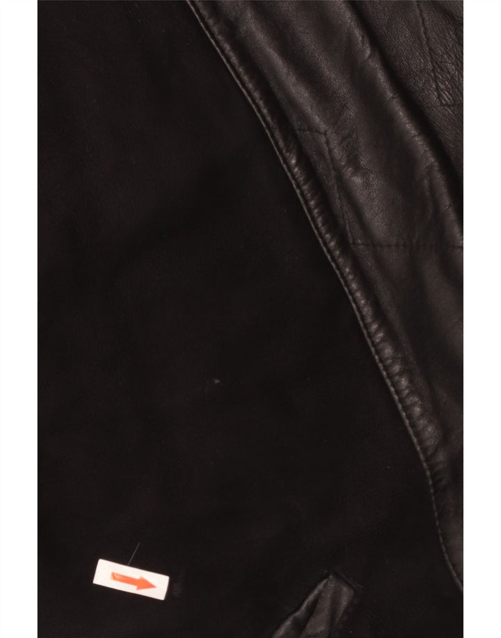 Vintage Γυναικείο Παλτό Shearling UK 18 XL Μαύρο