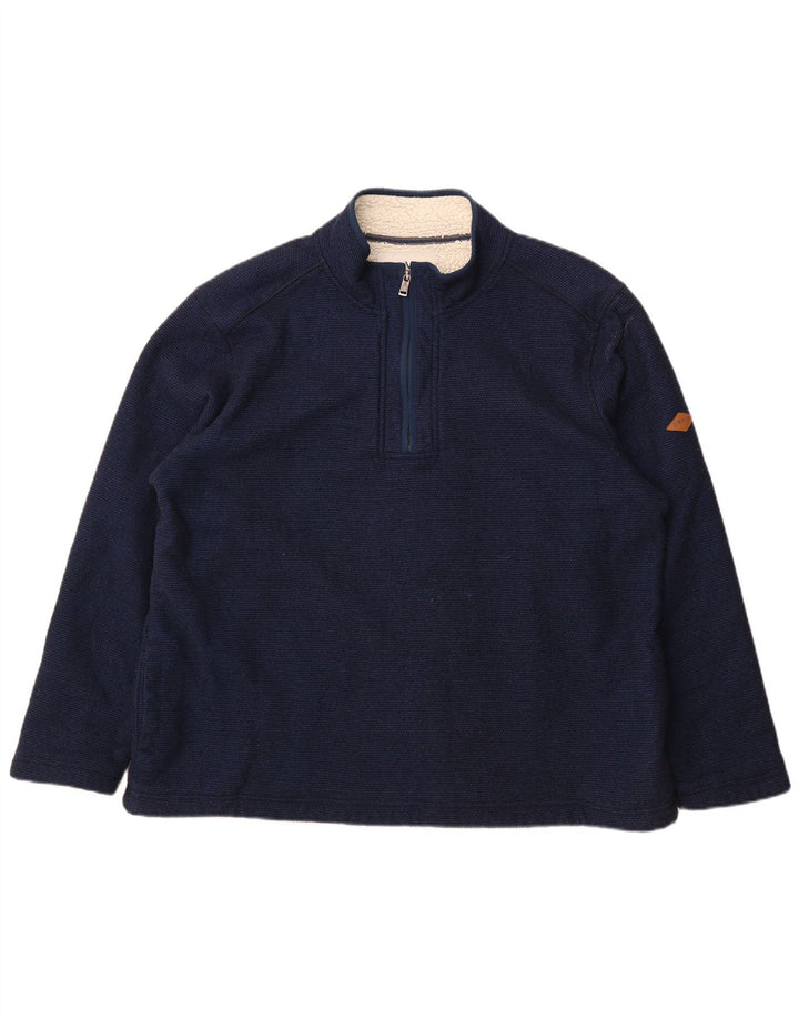 Ανδρικό φούτερ Sherpa με φερμουάρ Orvis Jumper 2XL Navy Blue Polyester
