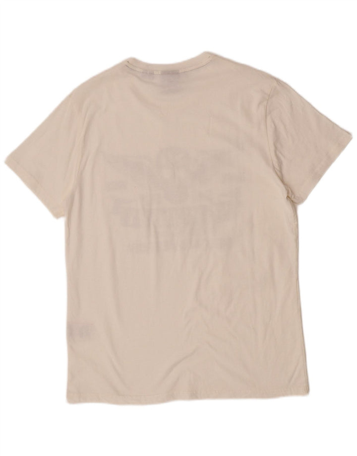 Ανδρικό γραφικό T-Shirt Superdry Top XL Λευκό βαμβακερό