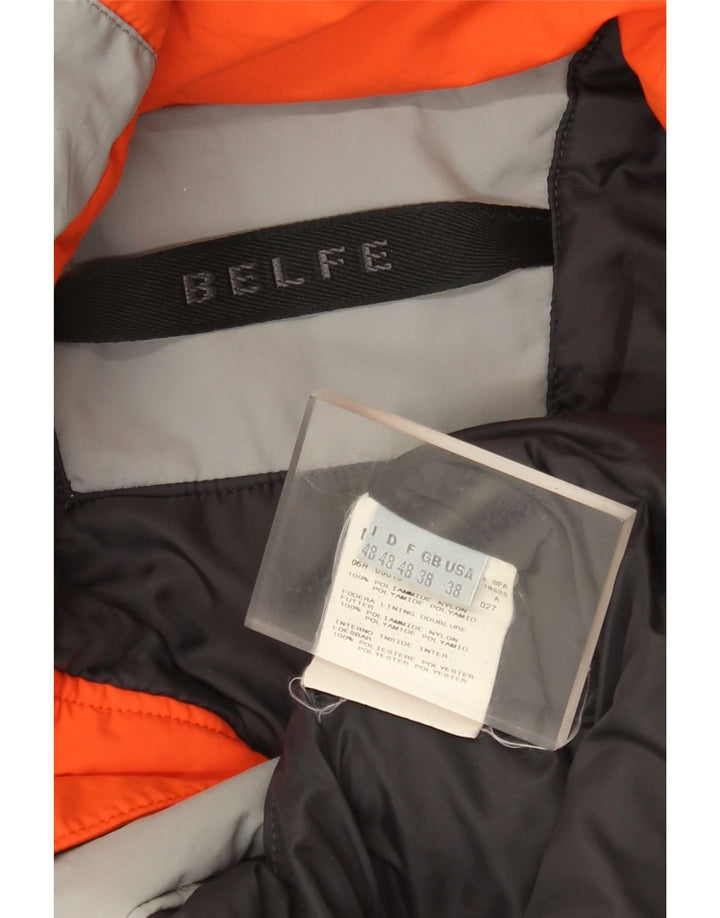 Ανδρικό μπουφάν Belfe Windbreaker UK 38 Medium Grey Colourblock Polyamide