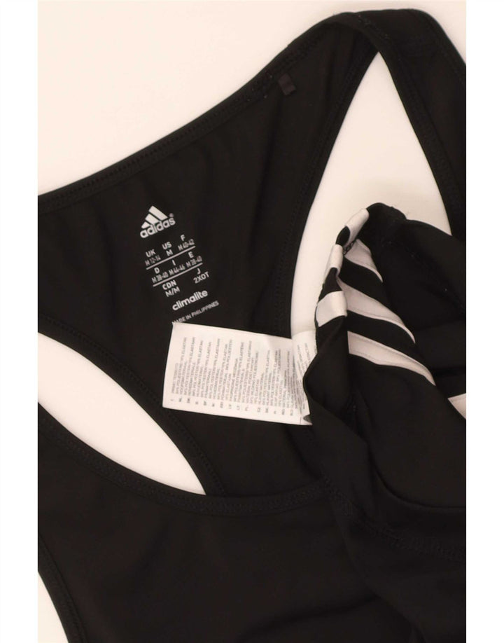 Adidas Γυναικείο γιλέκο Climalite Top UK 12/14 Μεσαίο Μαύρο Πολυεστέρας
