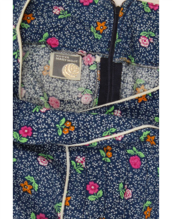 Nuova Moda Γυναικείο Maxi Φόρεμα IT 44 Medium Blue Floral