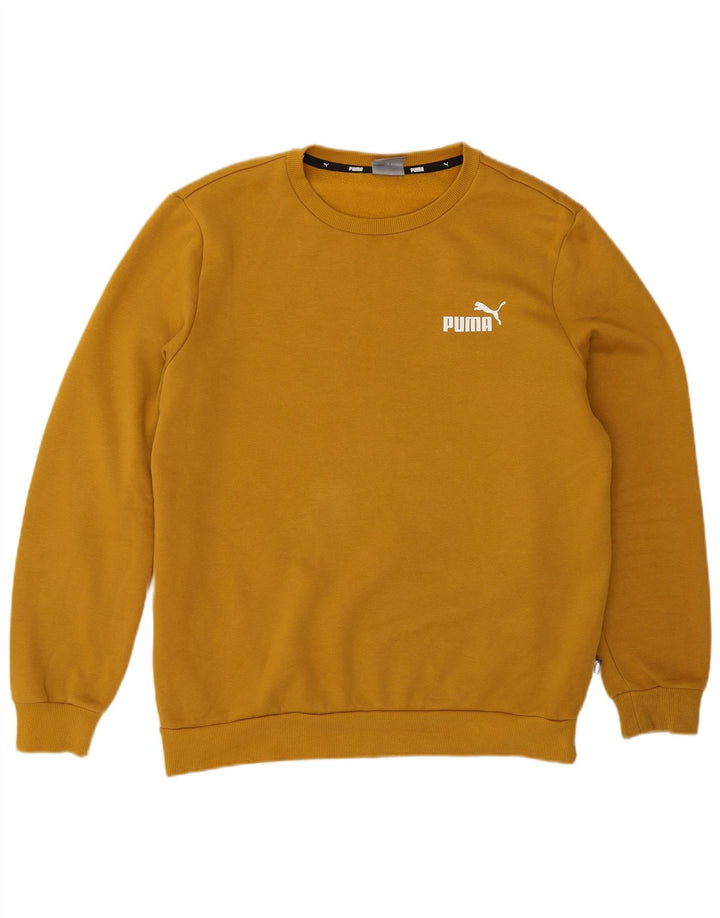 Ανδρικό φούτερ Puma Jumper Μεσαίο κίτρινο βαμβακερό