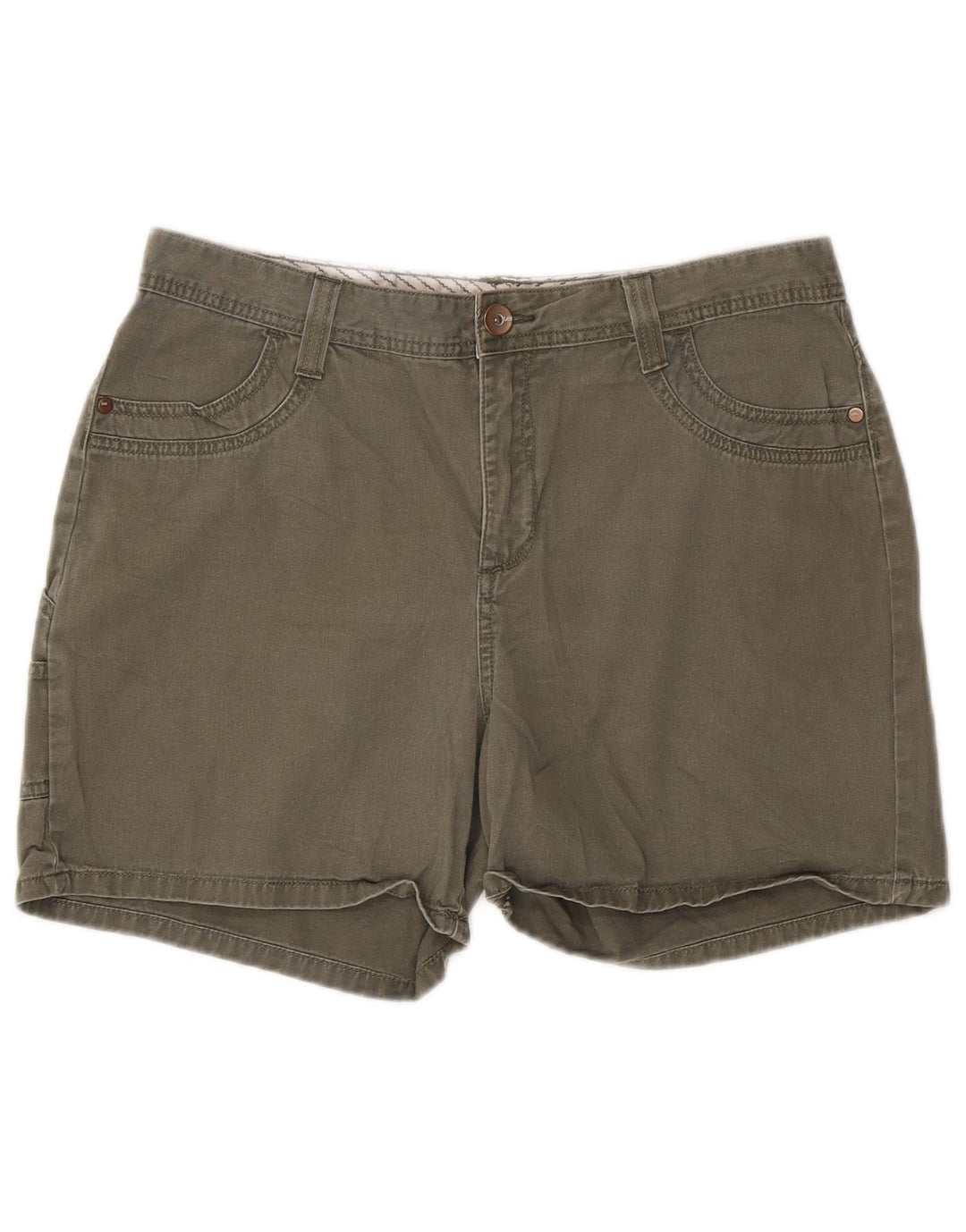 LEE Γυναικείο Σορτς Cargo US 12 Large W32 Χακί Βαμβακερό
